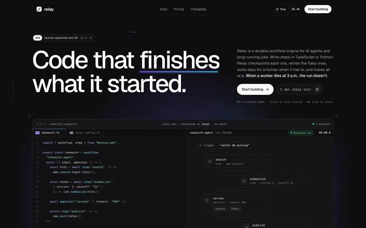 Relay React template — cover