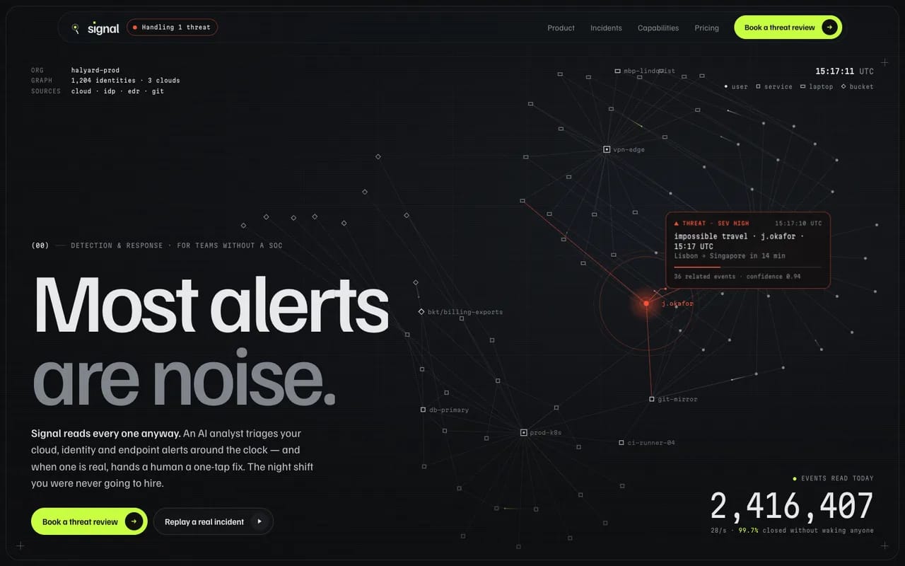 Signal React template — cover