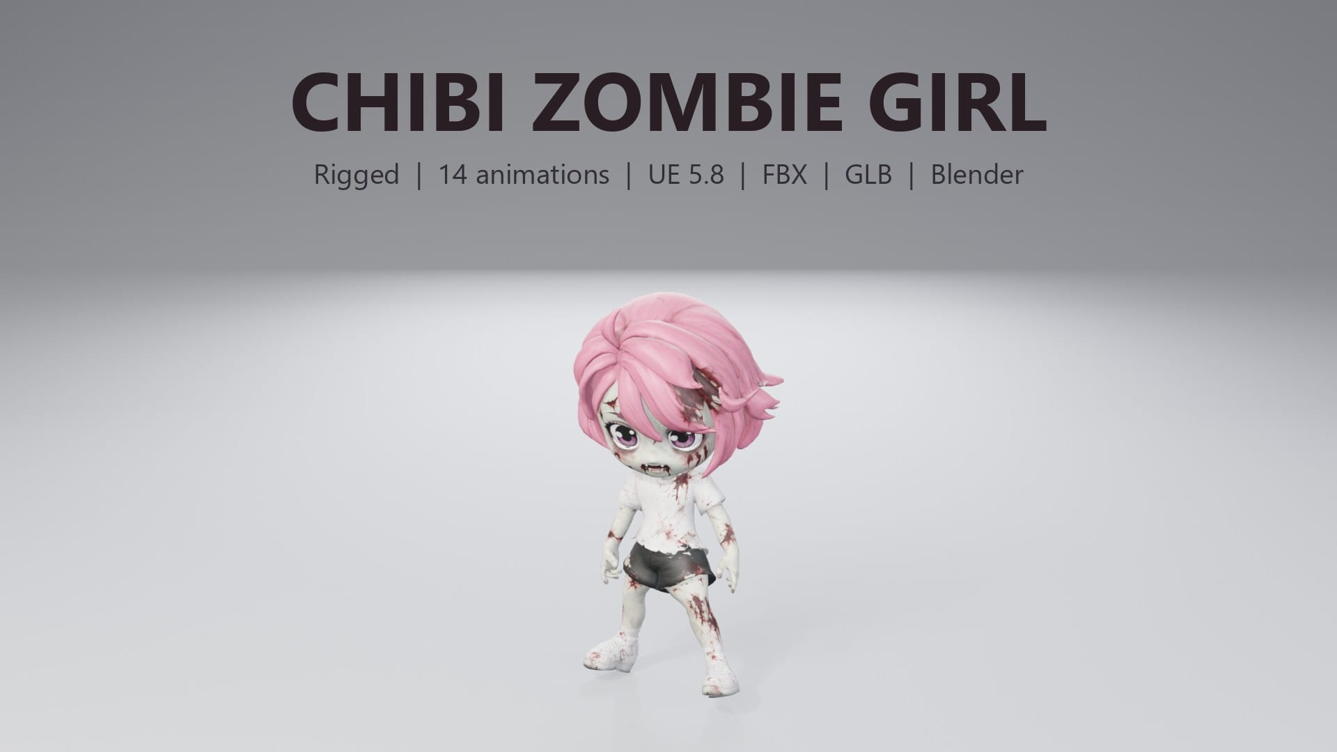 Chibi Zombie Girl - thumbnail