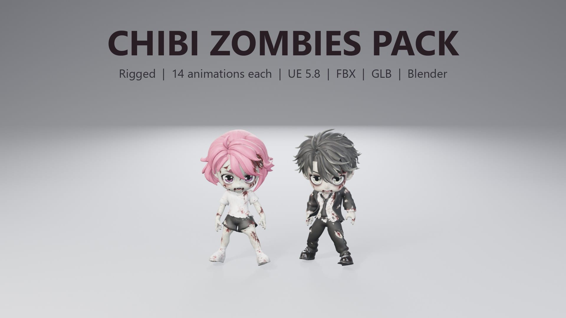 Chibi Zombies Pack - thumbnail