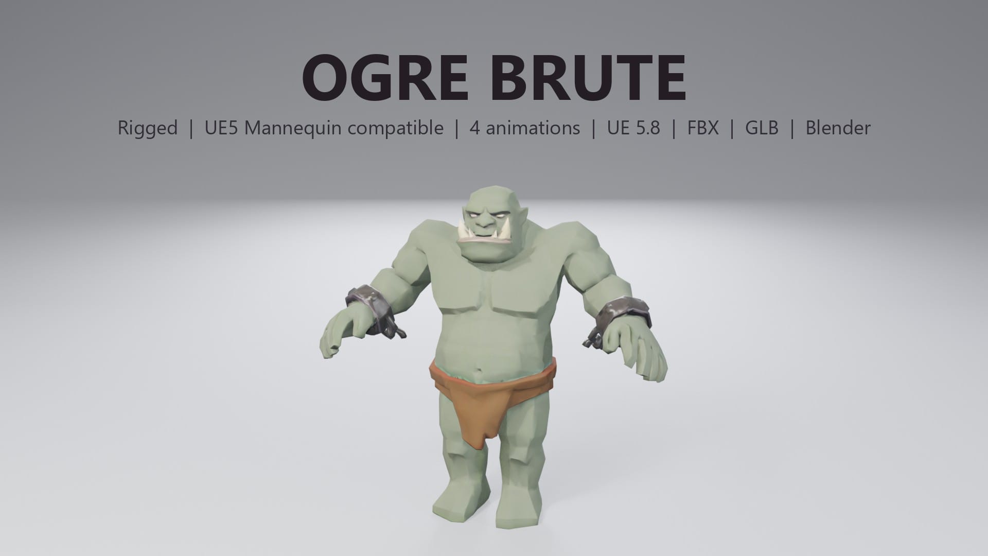 Stylized Ogre Brute - thumbnail