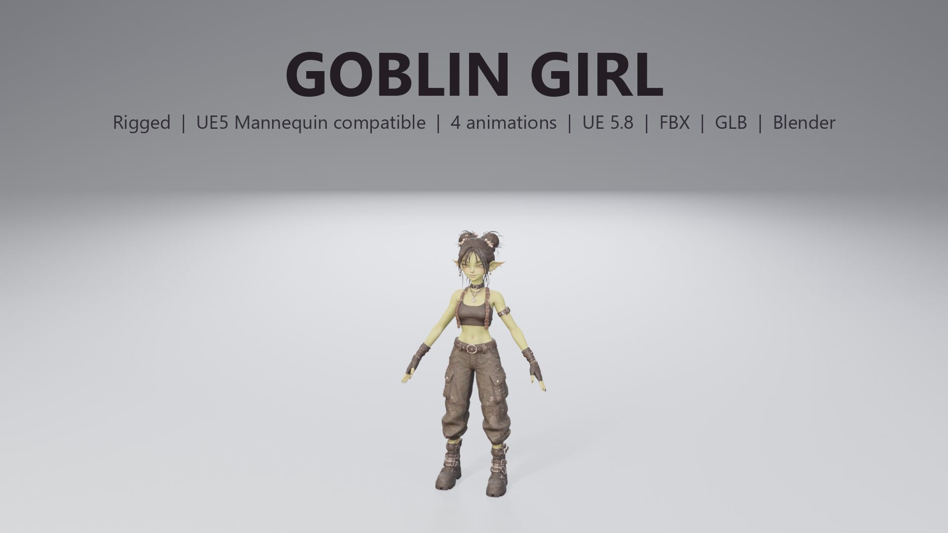 Stylized Goblin Girl - thumbnail