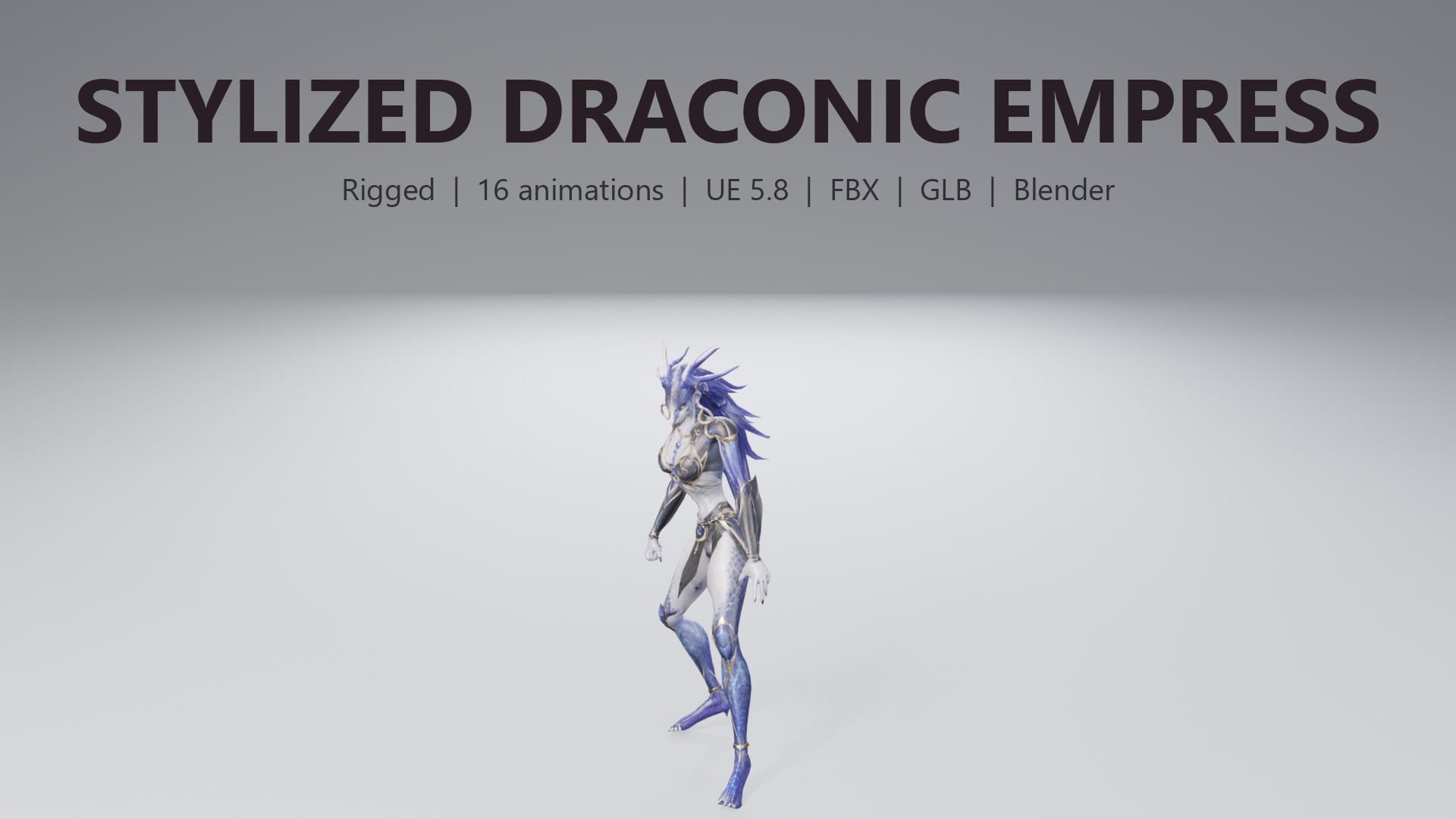 Stylized Draconic Empress - thumbnail
