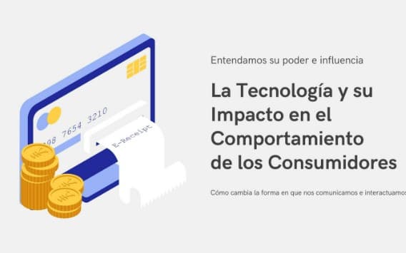 Azul Elementos Isométricos y Maquetas Tecnología en la Vida de los Consumidores Presentación de Tecnología