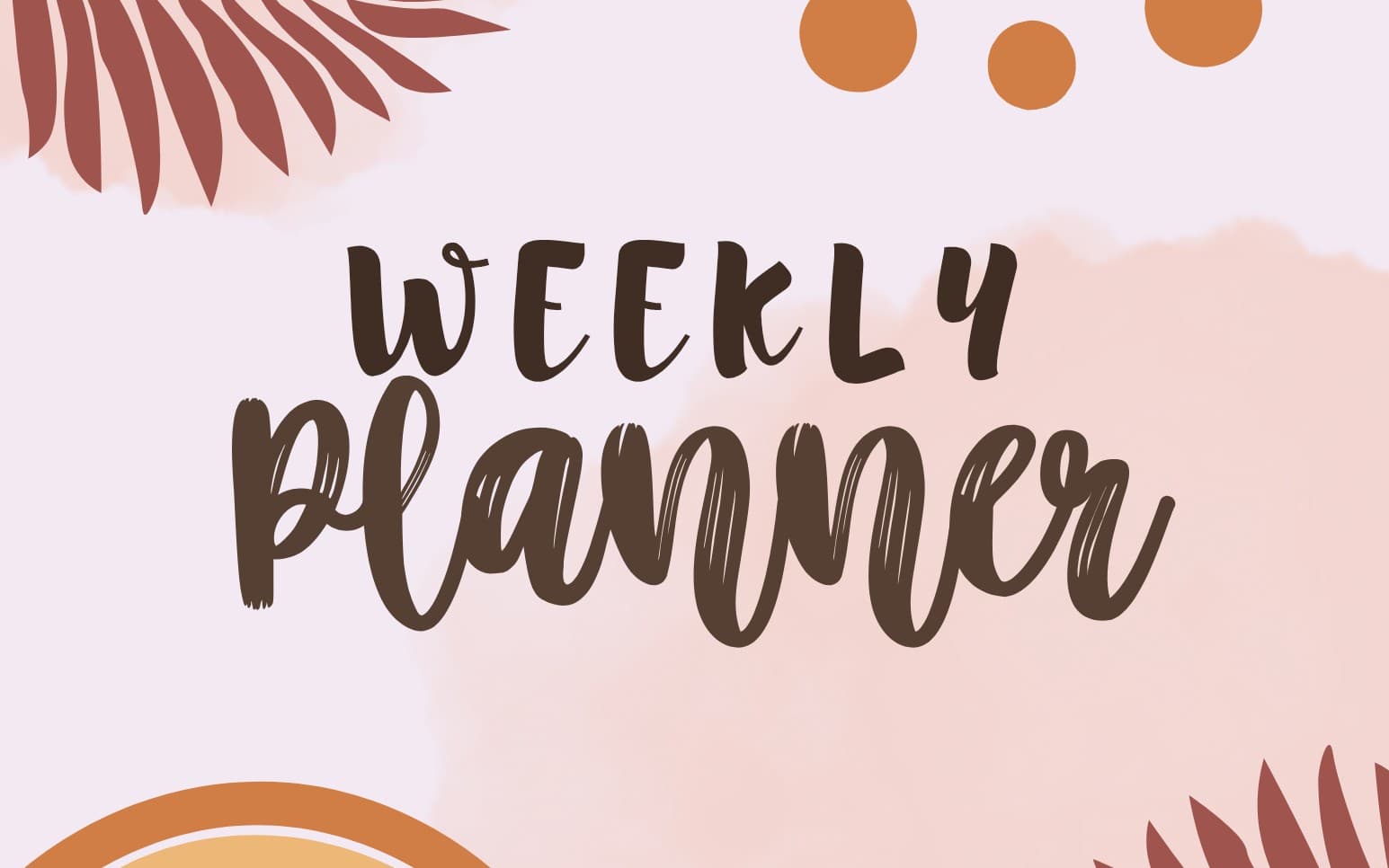 Weekly Planner