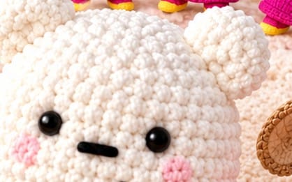 Crochet Toy Gift Set – 8 Pieces