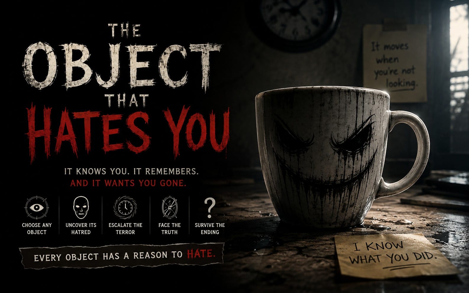AI Prompt - The Object That Hates You - Horror Story Generator