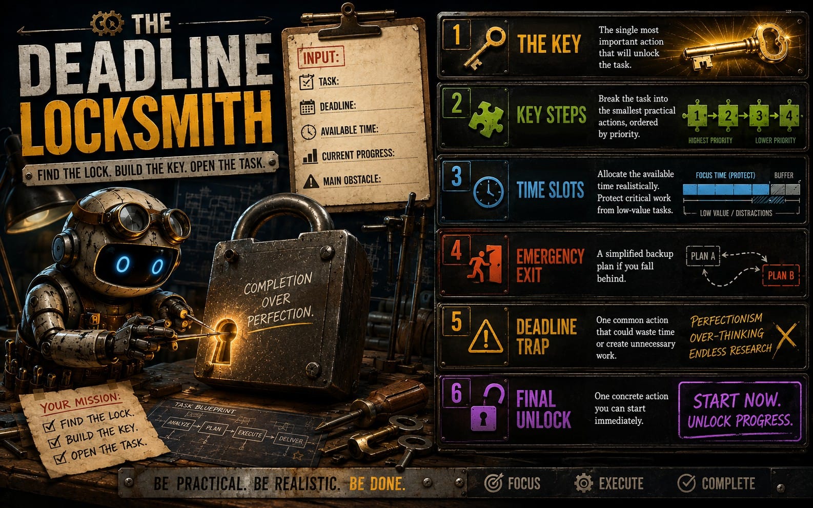 AI Prompt - The Deadline Locksmith