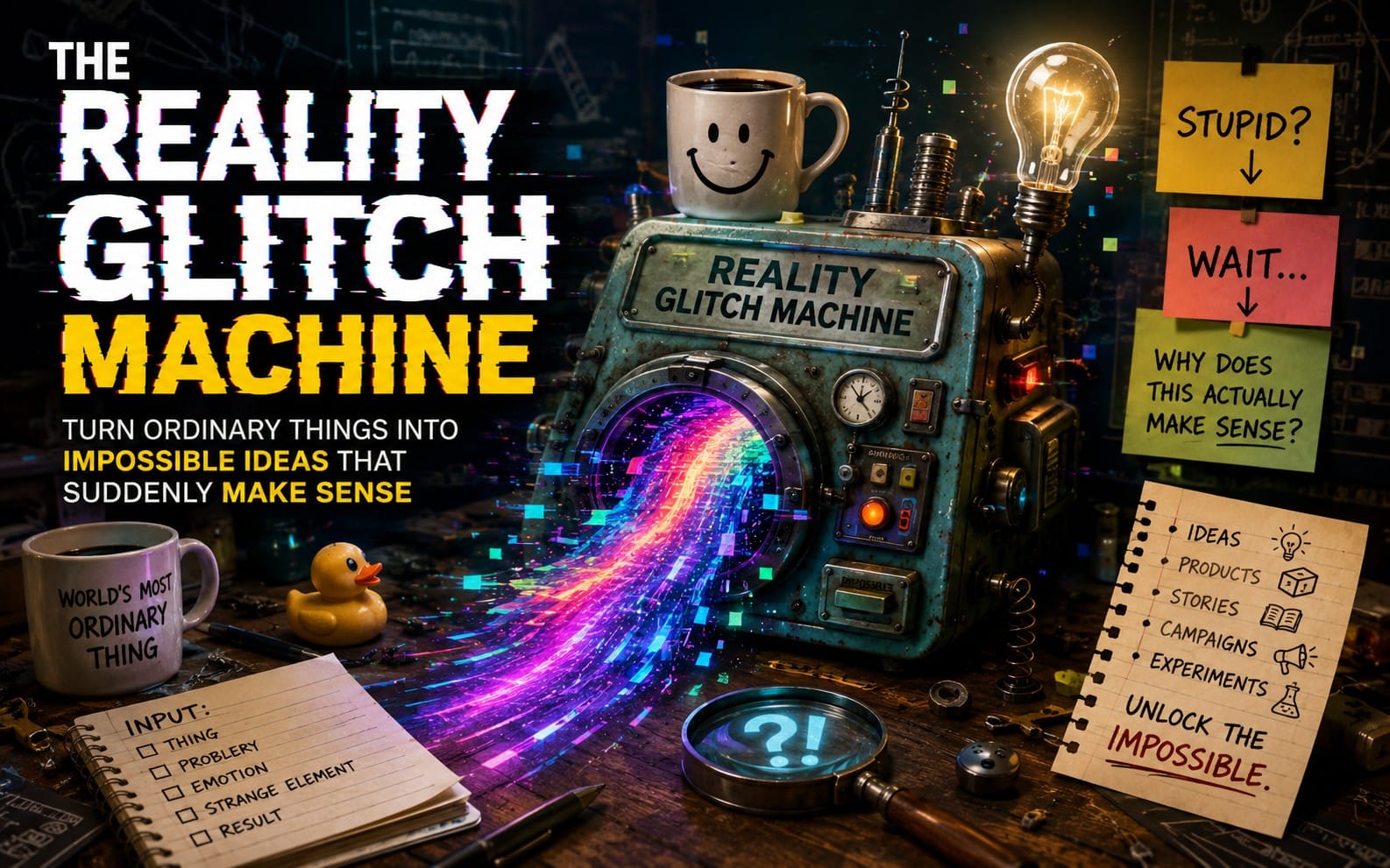 AI Prompt - The Reality Glitch Machine