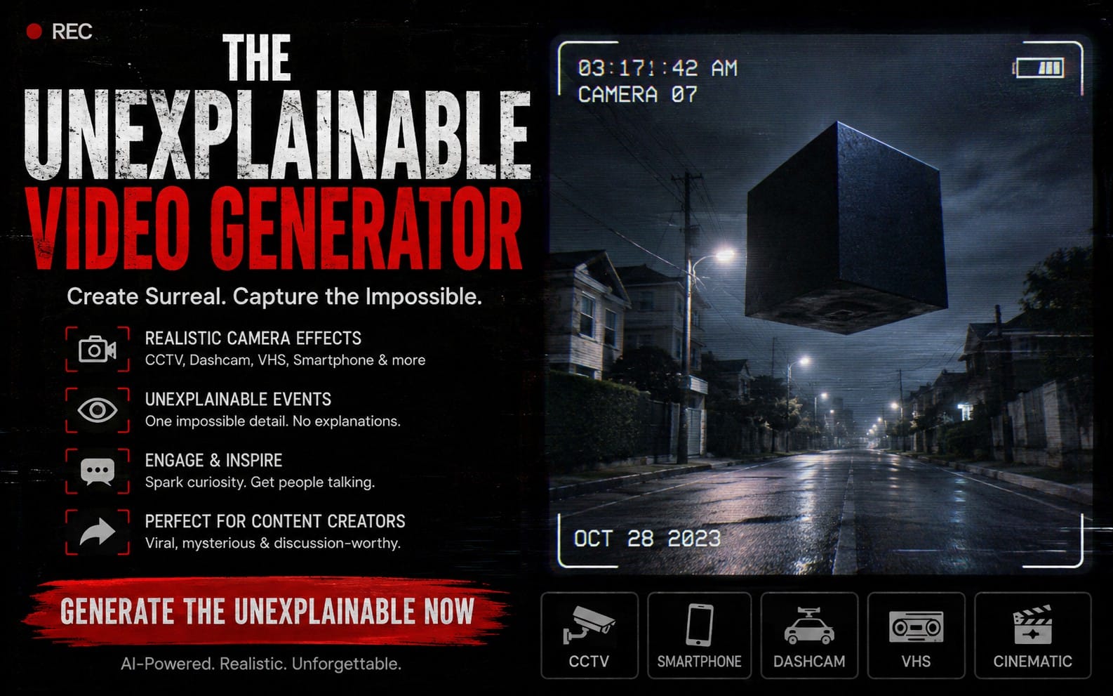 AI Prompt - The Unexplainable Video Generator
