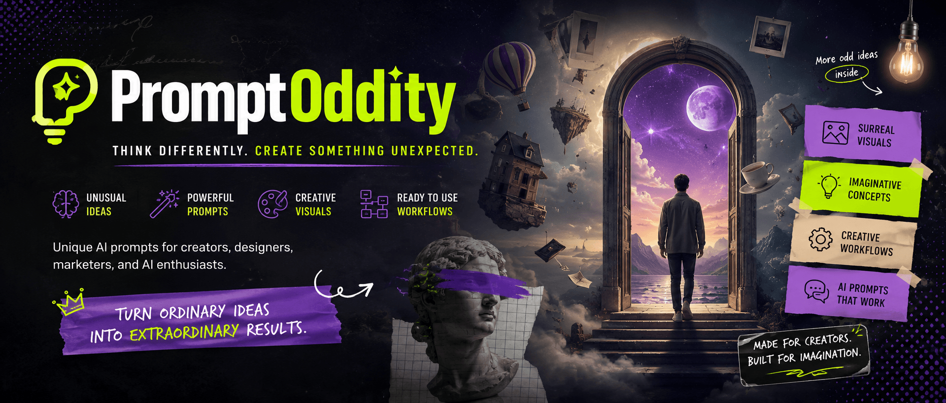 PromptOddity store banner