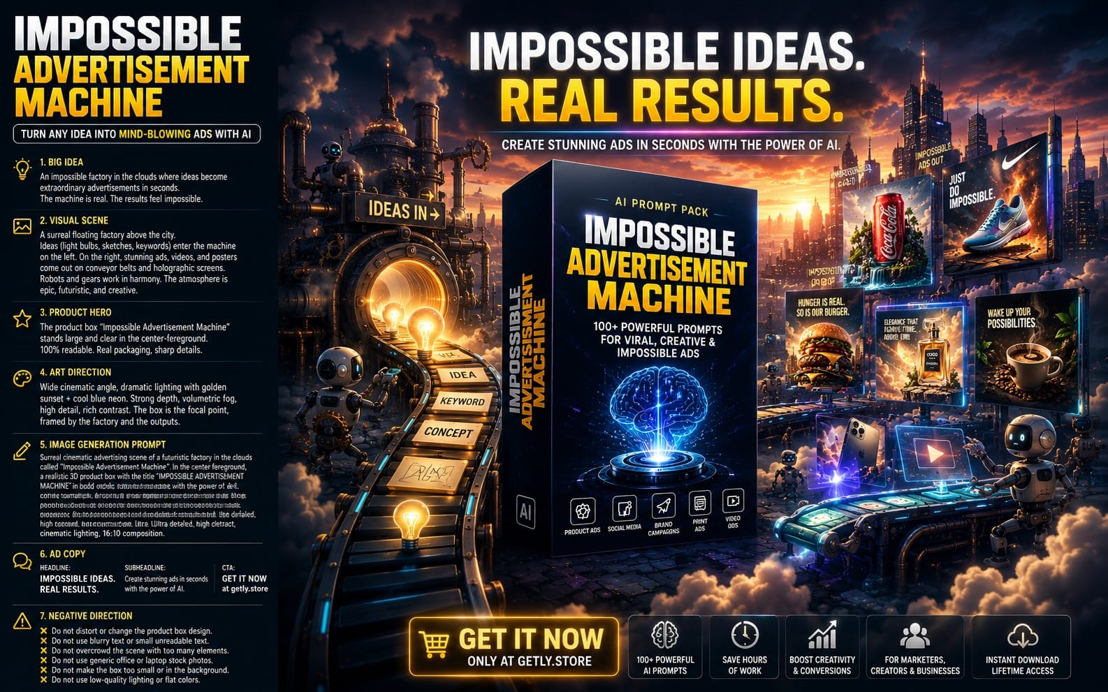 AI Prompt - Impossible Advertisement Machine