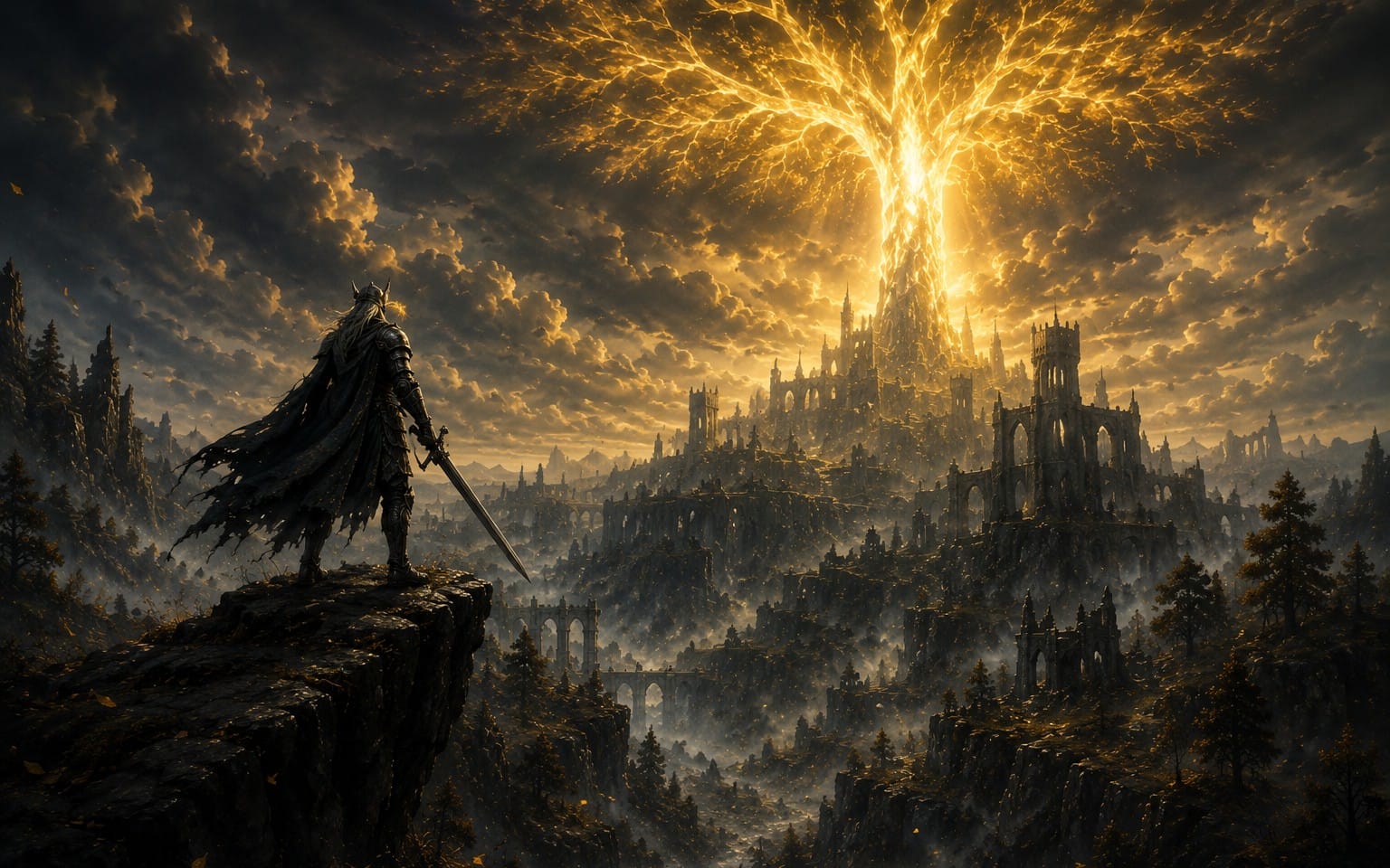 Elden Ring – Dark Fantasy Cinematic Wallpaper