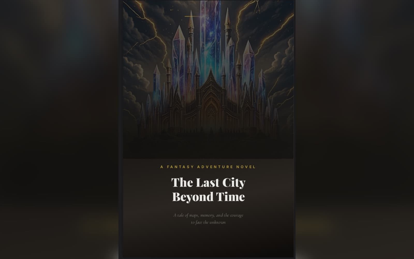 The Last City Beyond Time – Premium Novel Bundle (English)