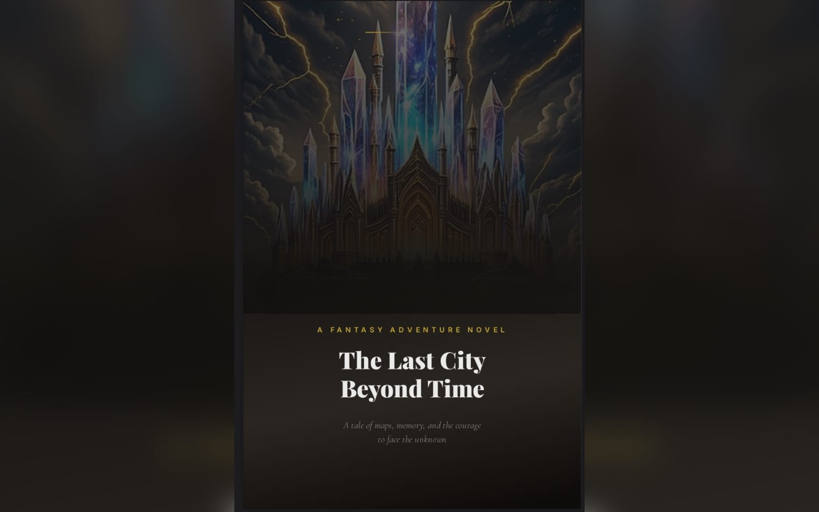The Last City Beyond Time – Premium Novel Bundle (English)