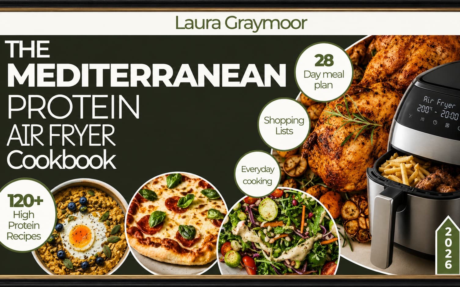 The Mediterranean Protein Air Fryer Cookbook