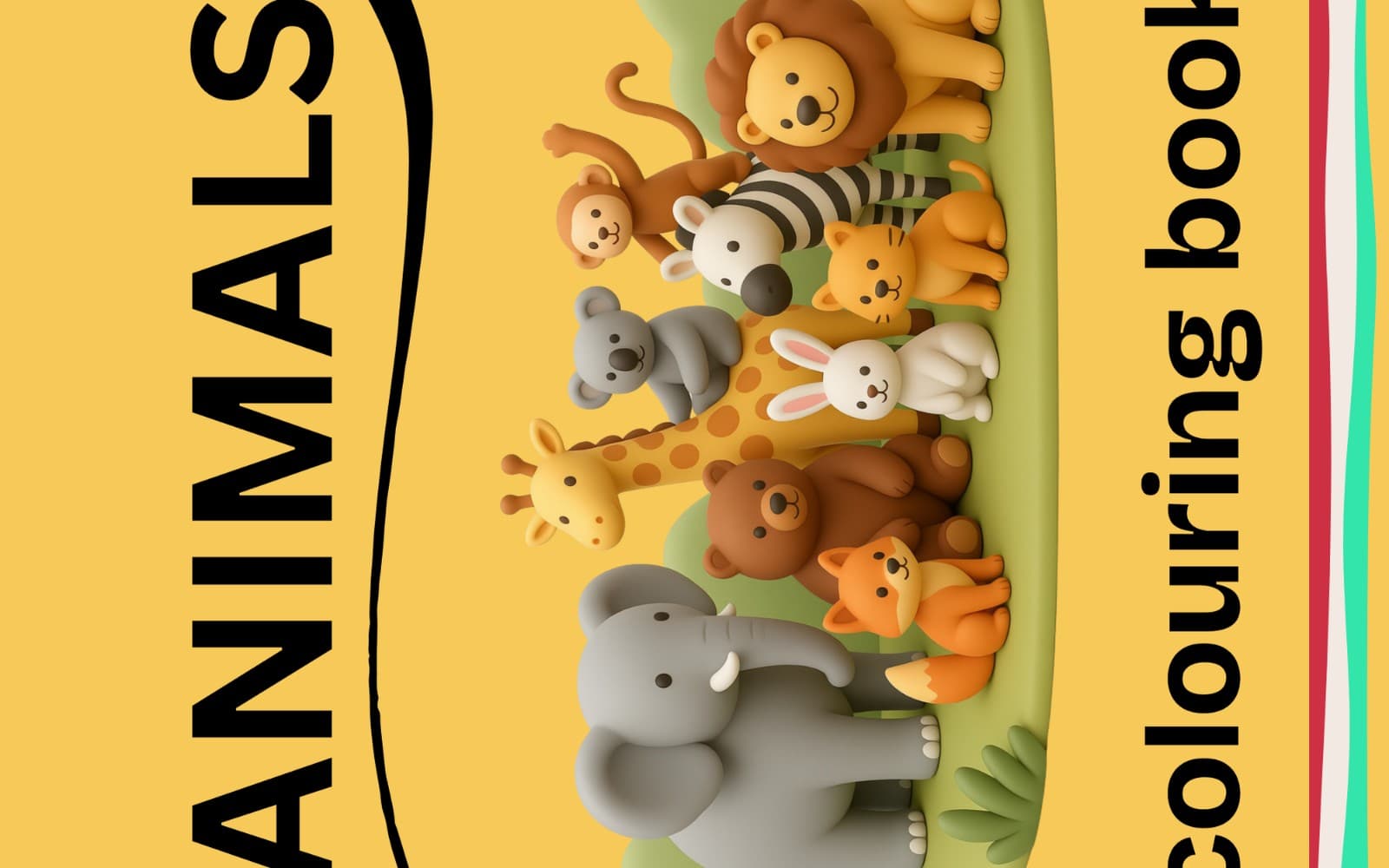 Animals Colouring Book for Kids | 20 Cute Animal Coloring Pages | Early Learning & Creative Activity Book | Kala Creations