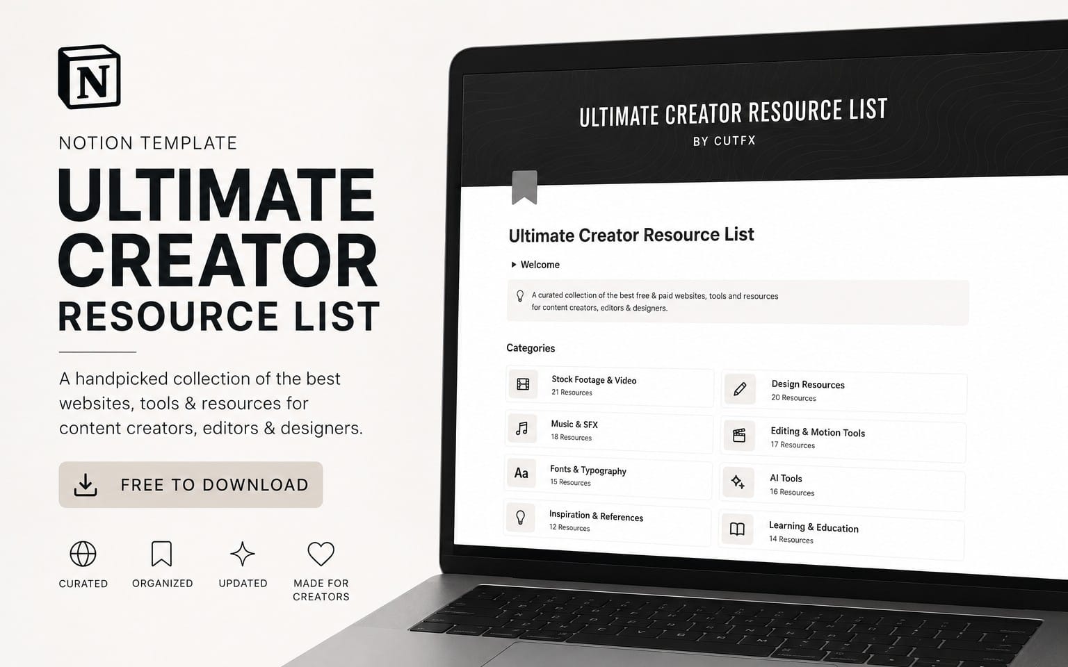 Ultimate Creator List for Editors & Designers