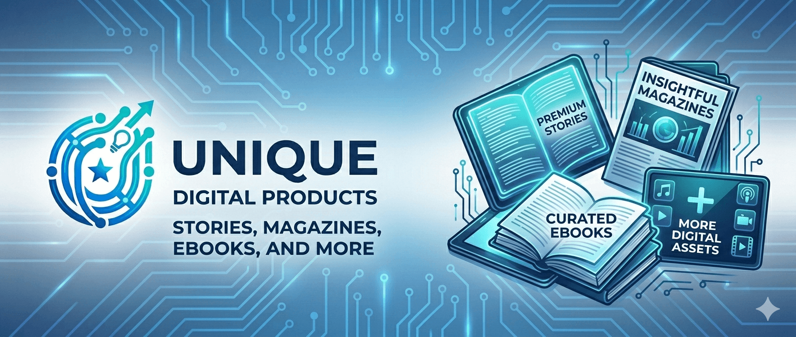 Unique Digital Products store banner