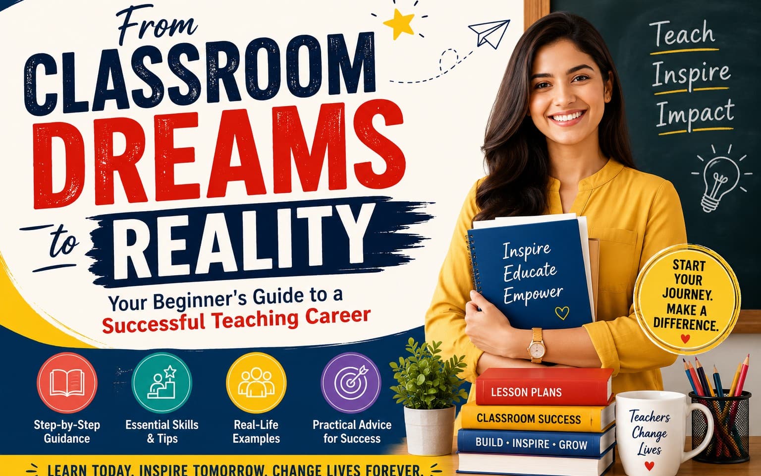 E-Book - From Classroom Dreams to Reality Your Beginner's Guide to a Successful Teaching Career