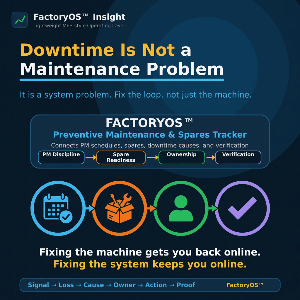 Downtime Is Not a Maintenance Problem