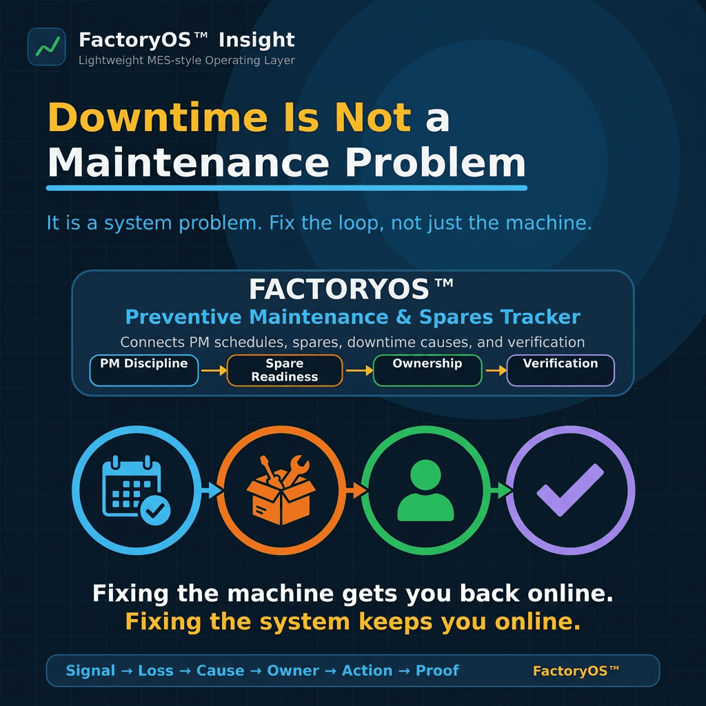 Downtime Is Not a Maintenance Problem