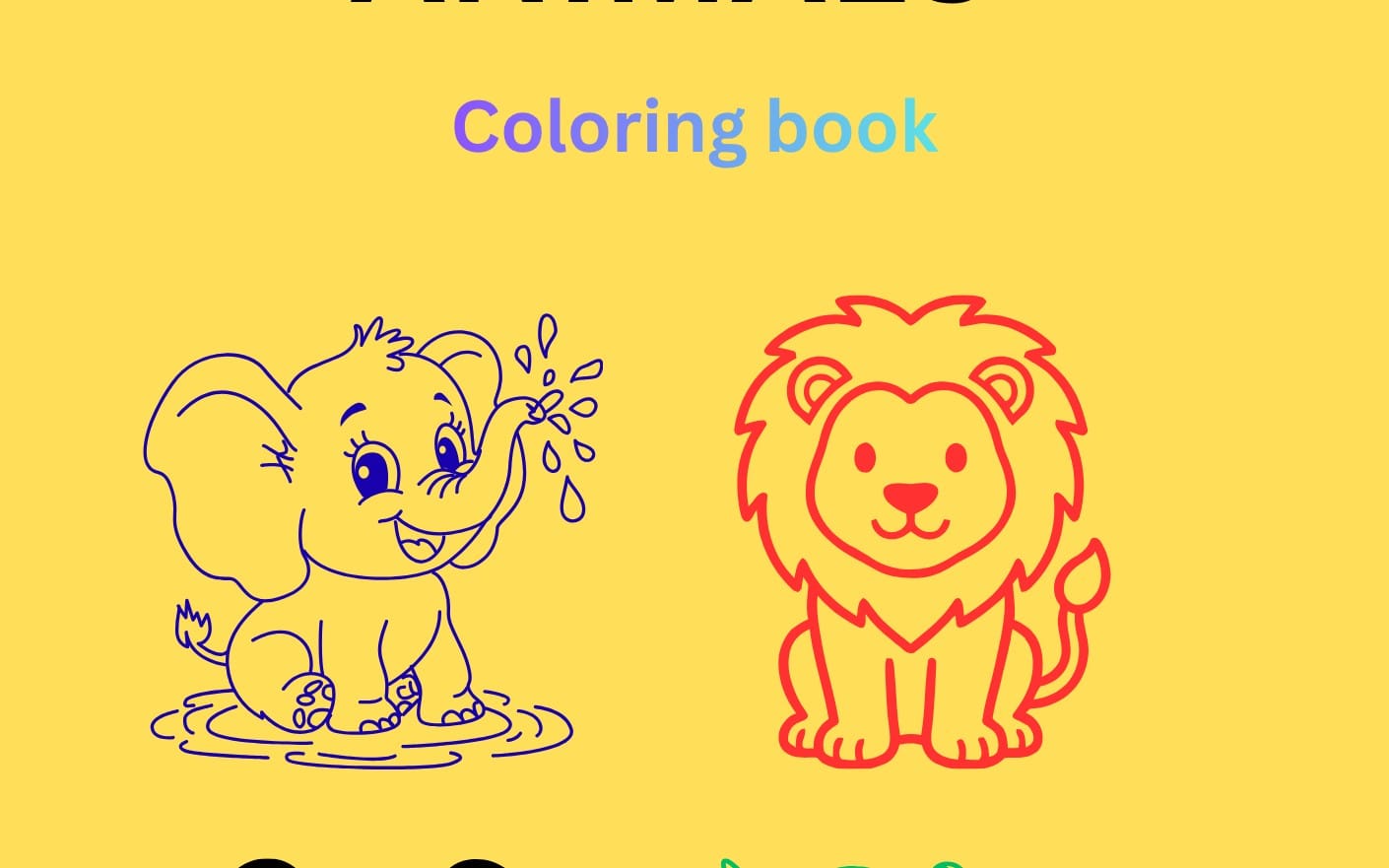 My First Alphabet Animal Coloring Book