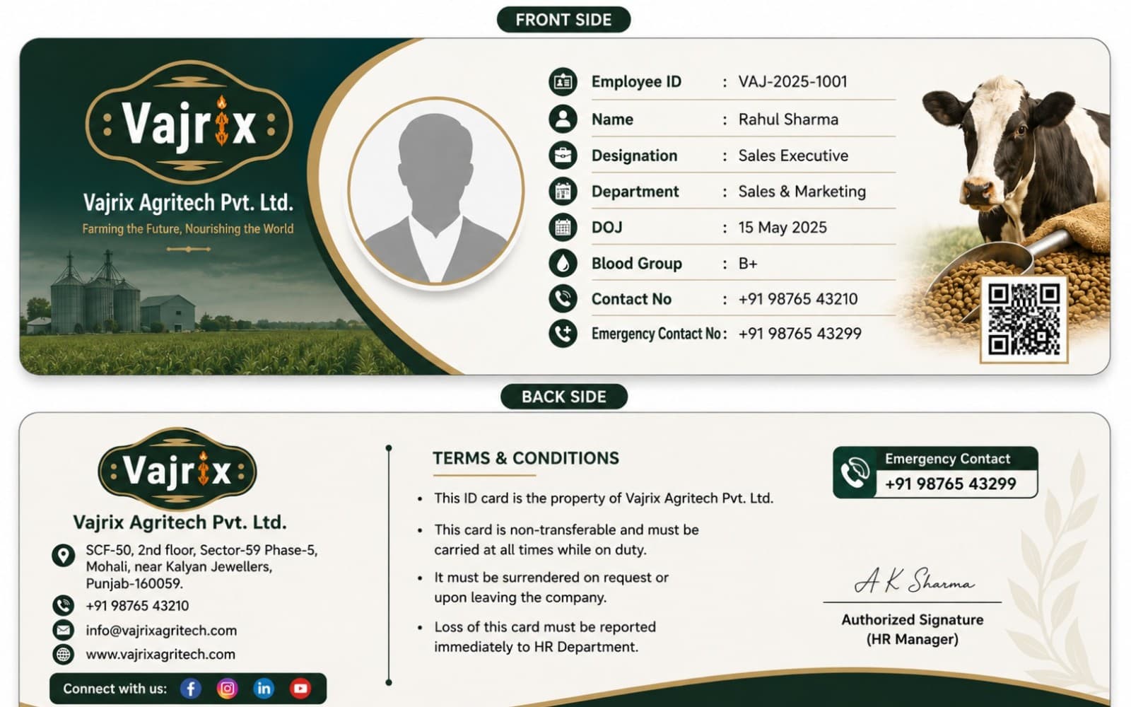 ID Card Sample