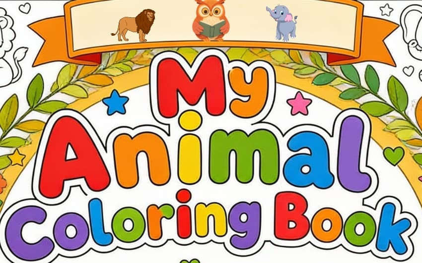 Wonders of the Wild — A Printable Animal Coloring Book