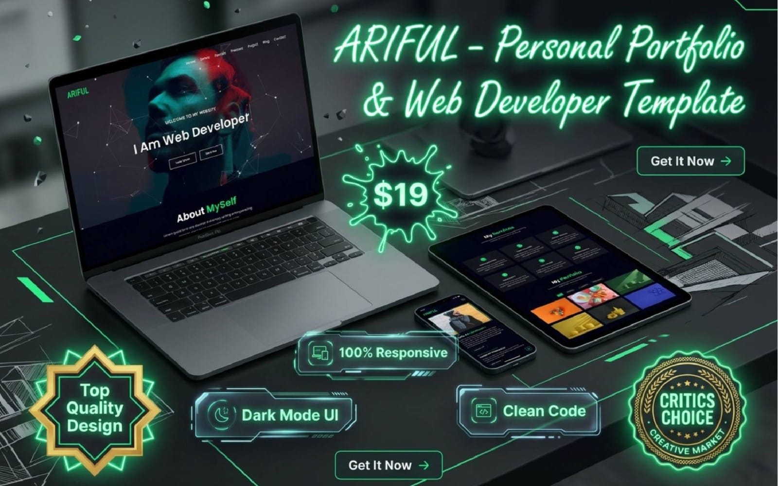 Ariful - Developer Portfolio HTML Template