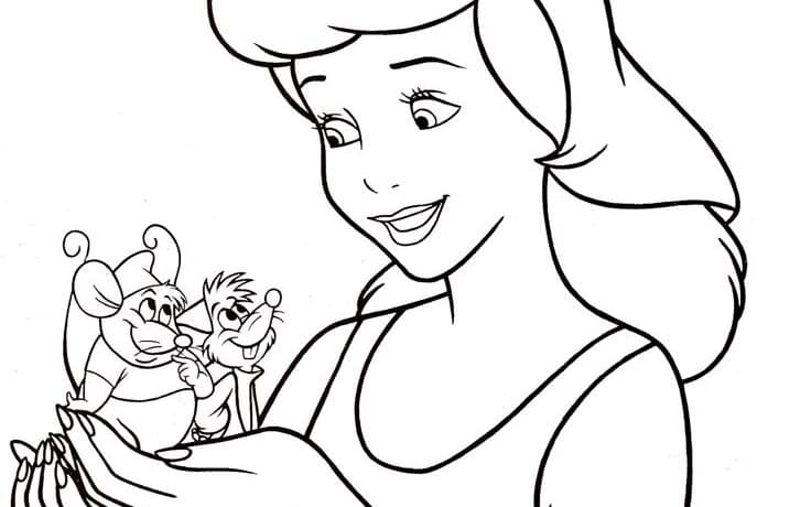 Cinderella Colouring Book