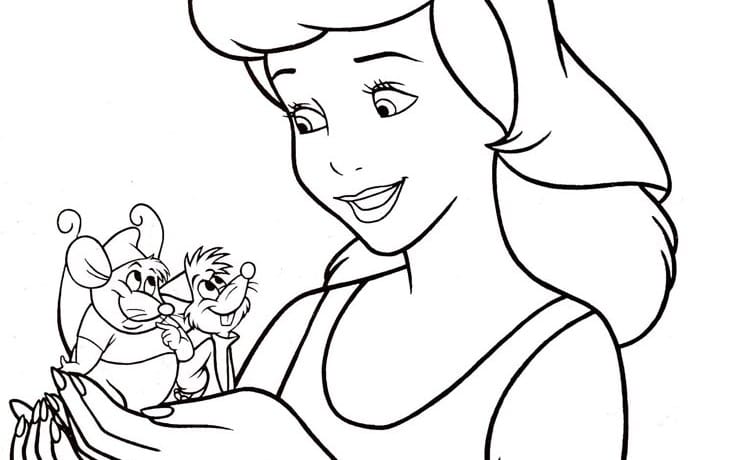 Cinderella Colouring Book