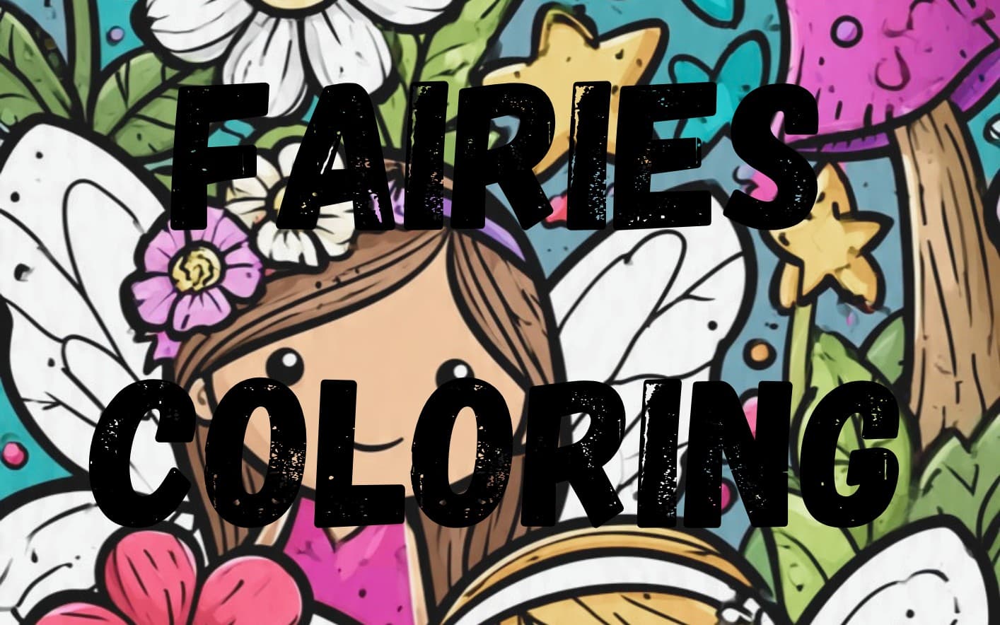 Fairies coloring book