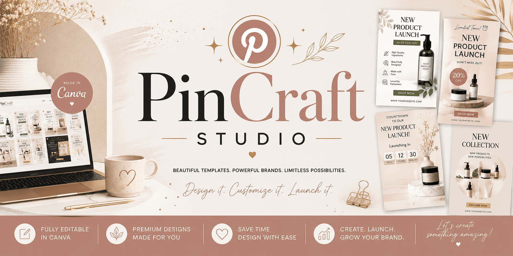PinCraftStudio store banner