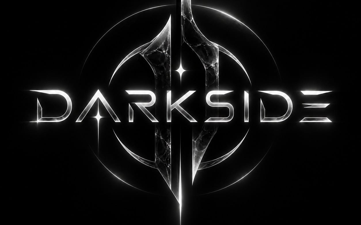 DARKSIDE Hub 30 days digital key promo graphic with glowing DARKSIDE logo on dark background