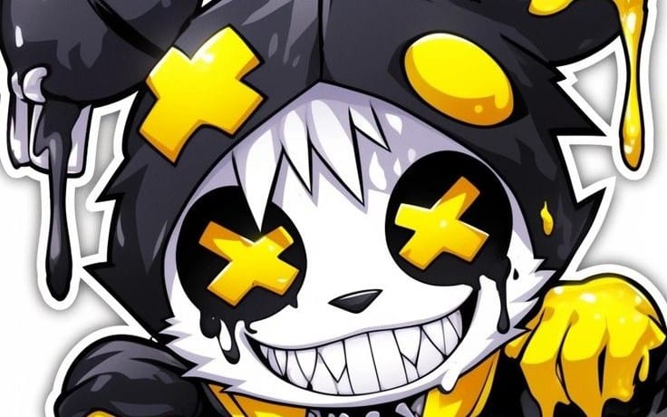Cartoon black and white character with yellow eyes and claws, featuring the Jolse Launch Pad product art