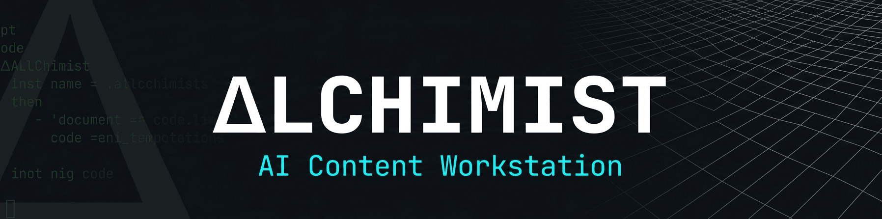 ΔLCHIMIST Labs Shop-Banner