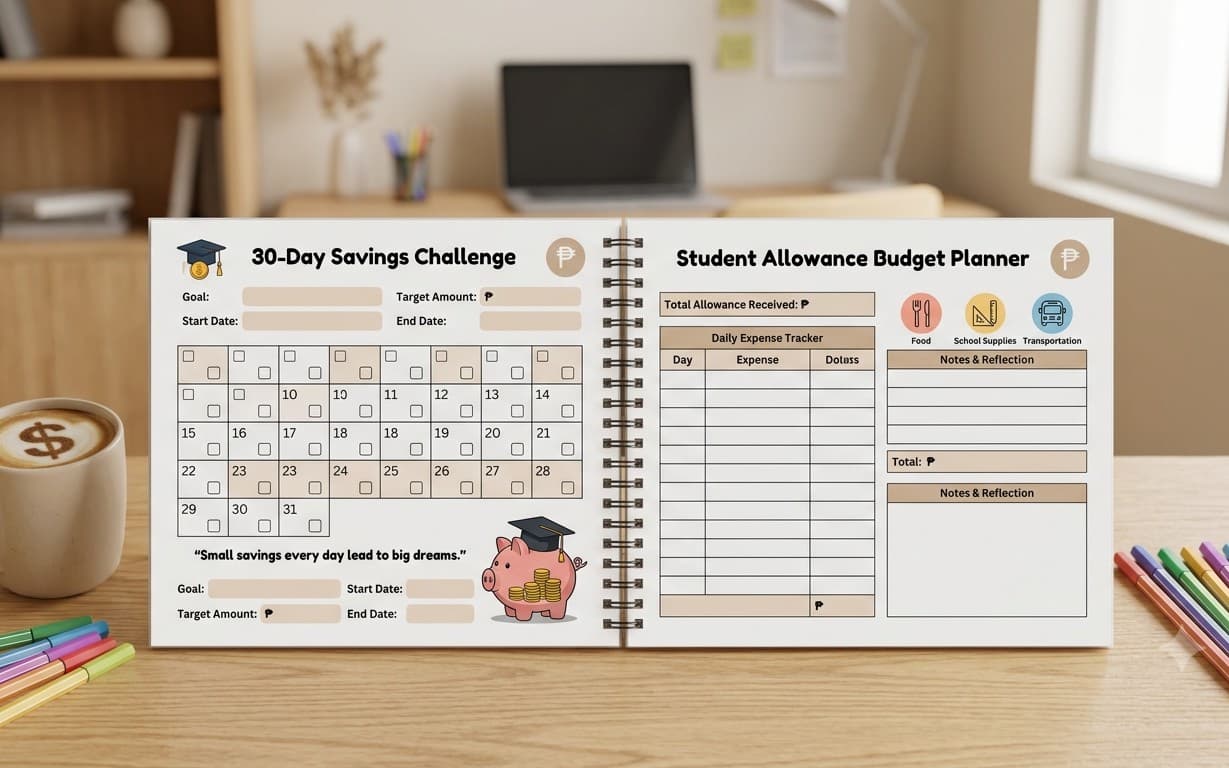 The Ultimate Student Budget Planner & 30-Day Savings Challenge Kit