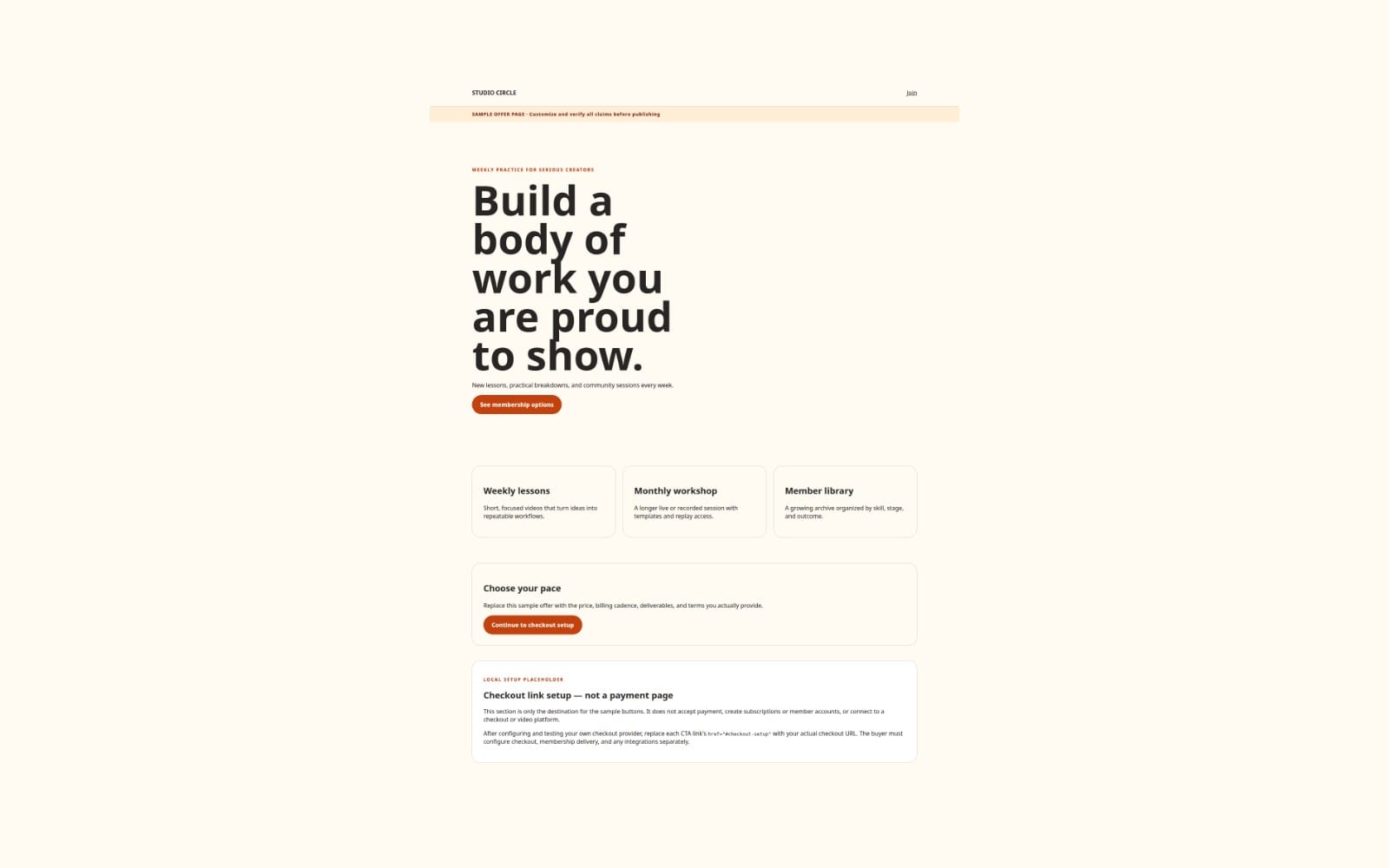 Creator Video Membership Kit