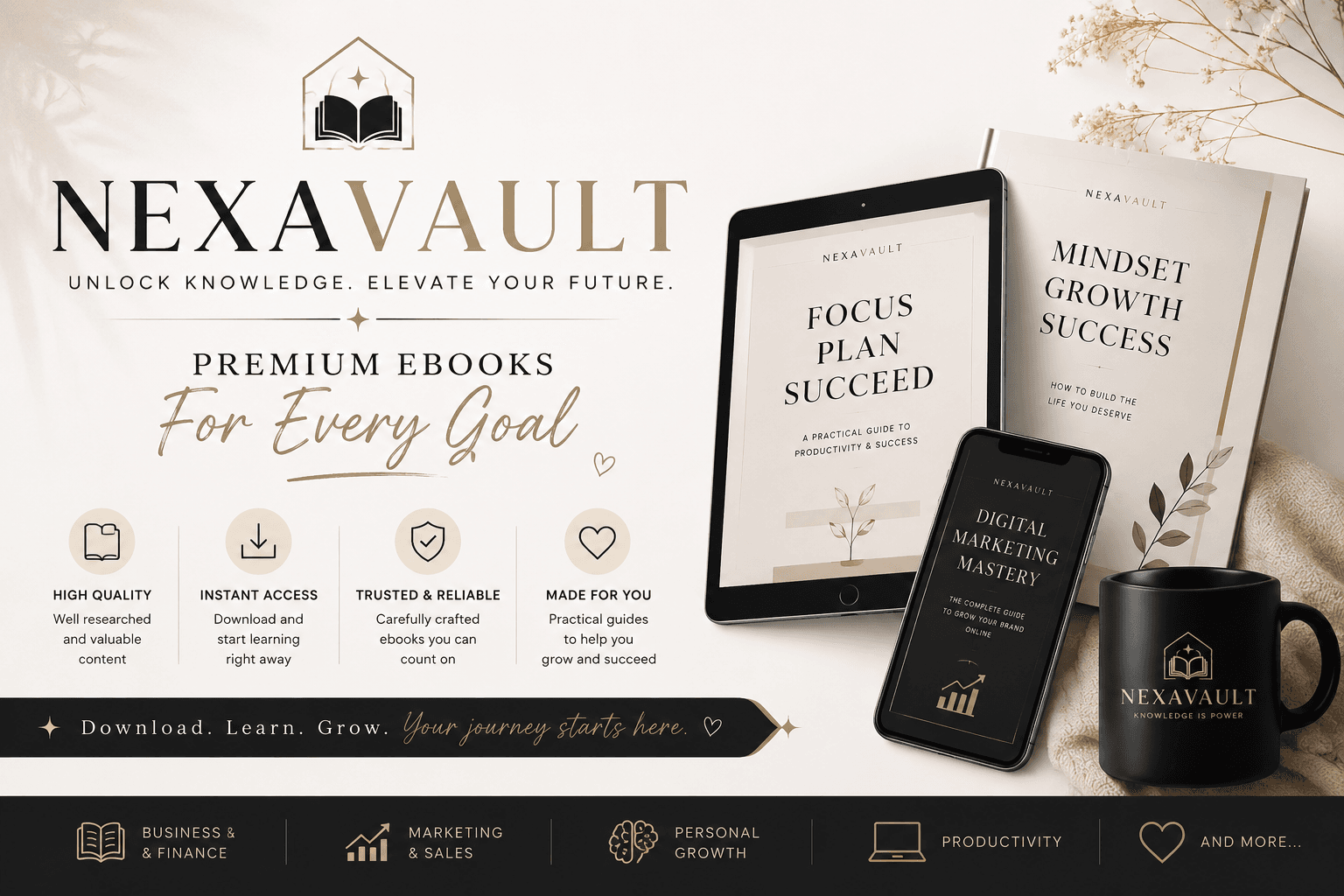 NexaReads store banner