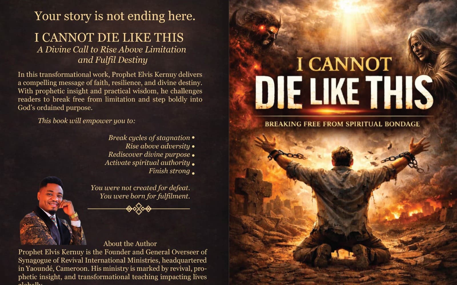 I CANNOT DIE LIKE THIS