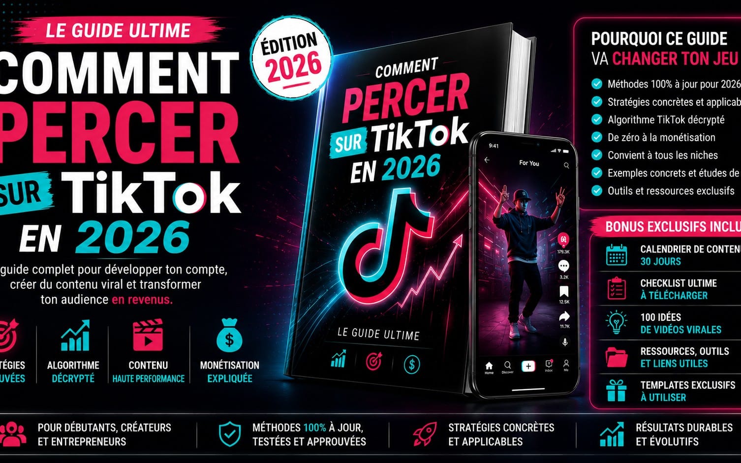 TikTok 2026 : Der umfassende Leitfaden, um durchzustarten, Abonnenten zu gewinnen und sein Konto zu monetarisieren | PDF