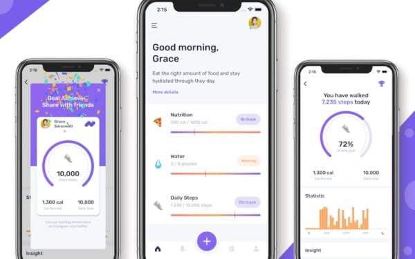 Flutter Fitness App Template