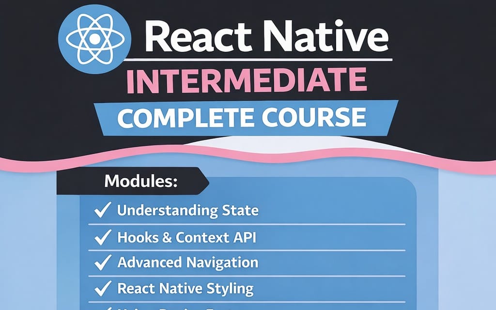 React Native Intermediate Complete Course