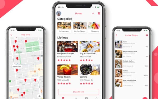 Flutter Universal Listings App USD 90