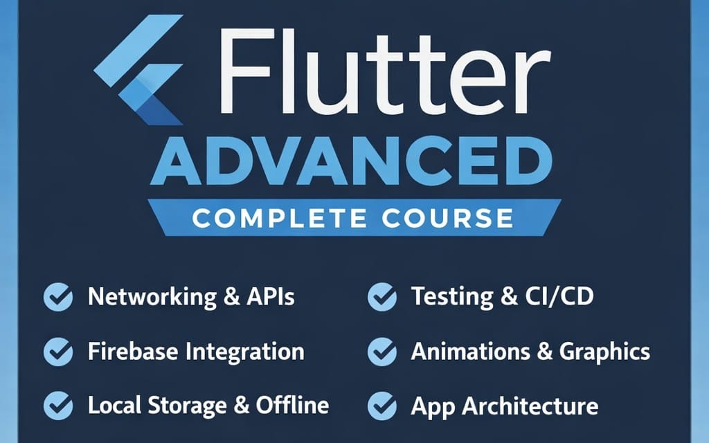 Flutter Advanced Complete Course