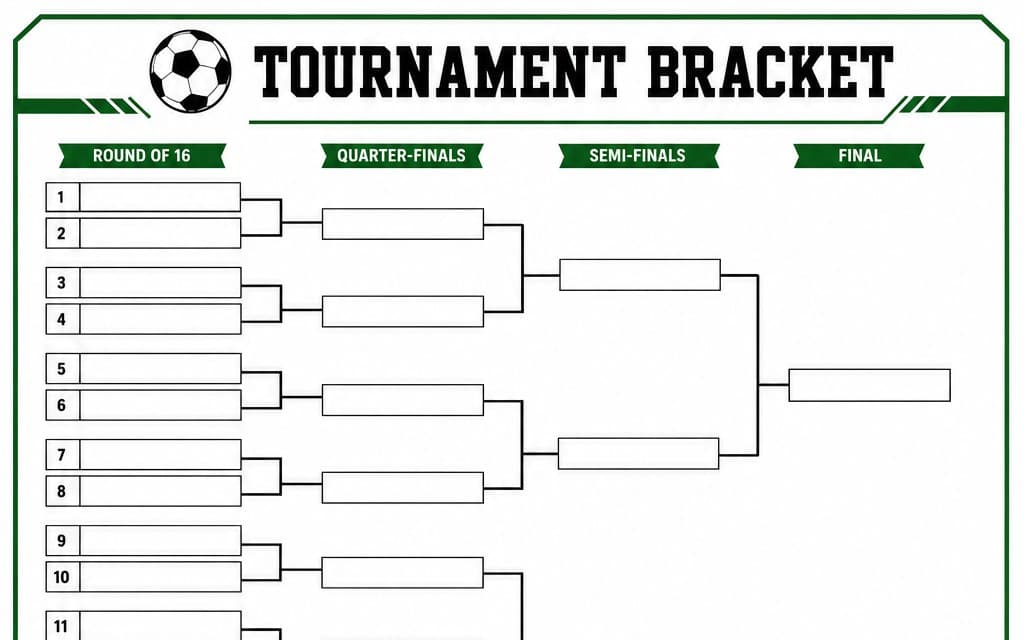 SOCCER MATCH TRACKER & TOURNAMENT BRACKET