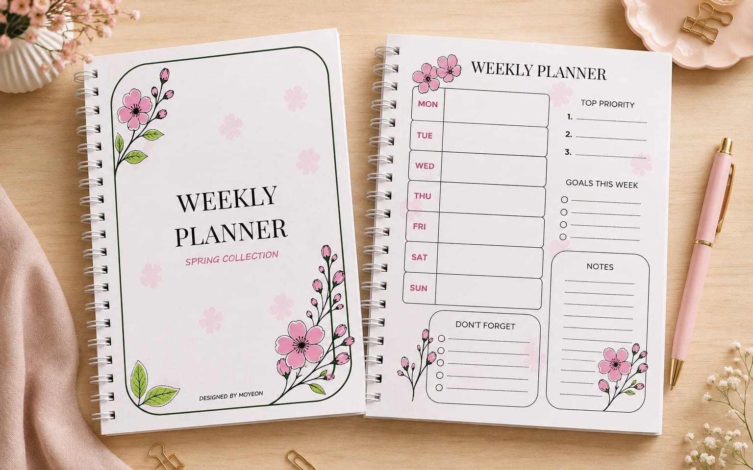 Minimal Weekly Planner