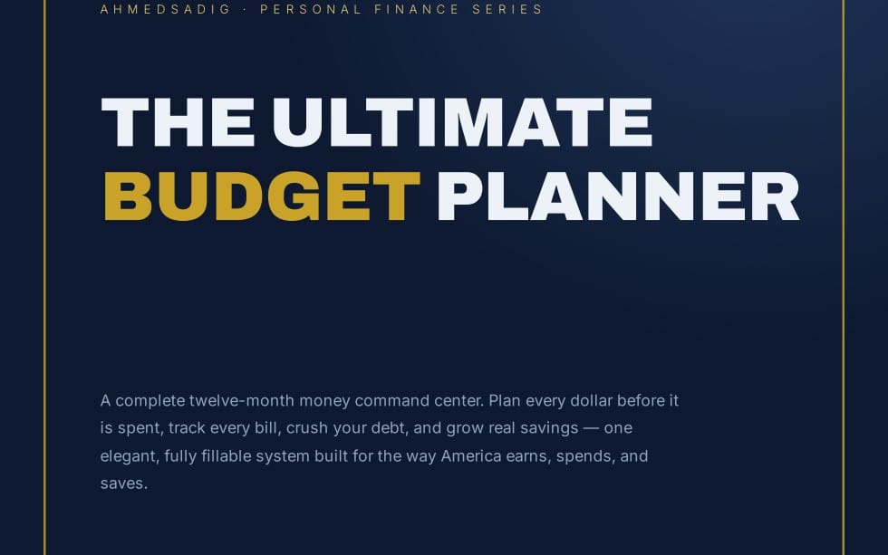 ultimate budget planner 2026