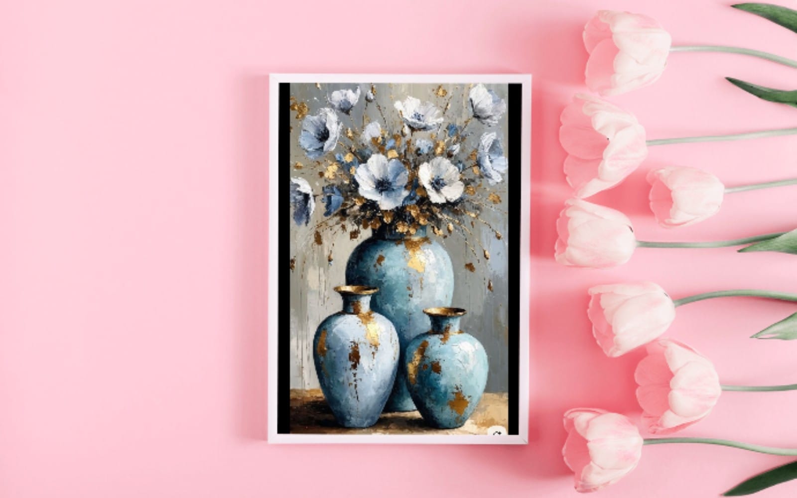 Blue Blossom Elegance